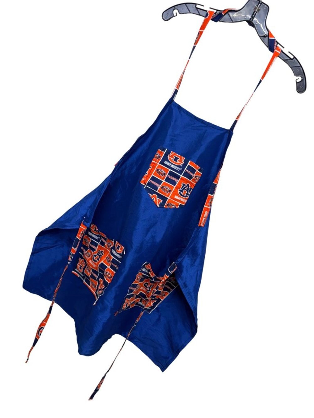 Auburn University Tigers Blue Adjustable Apron With Pockets For Cooking Or Craft